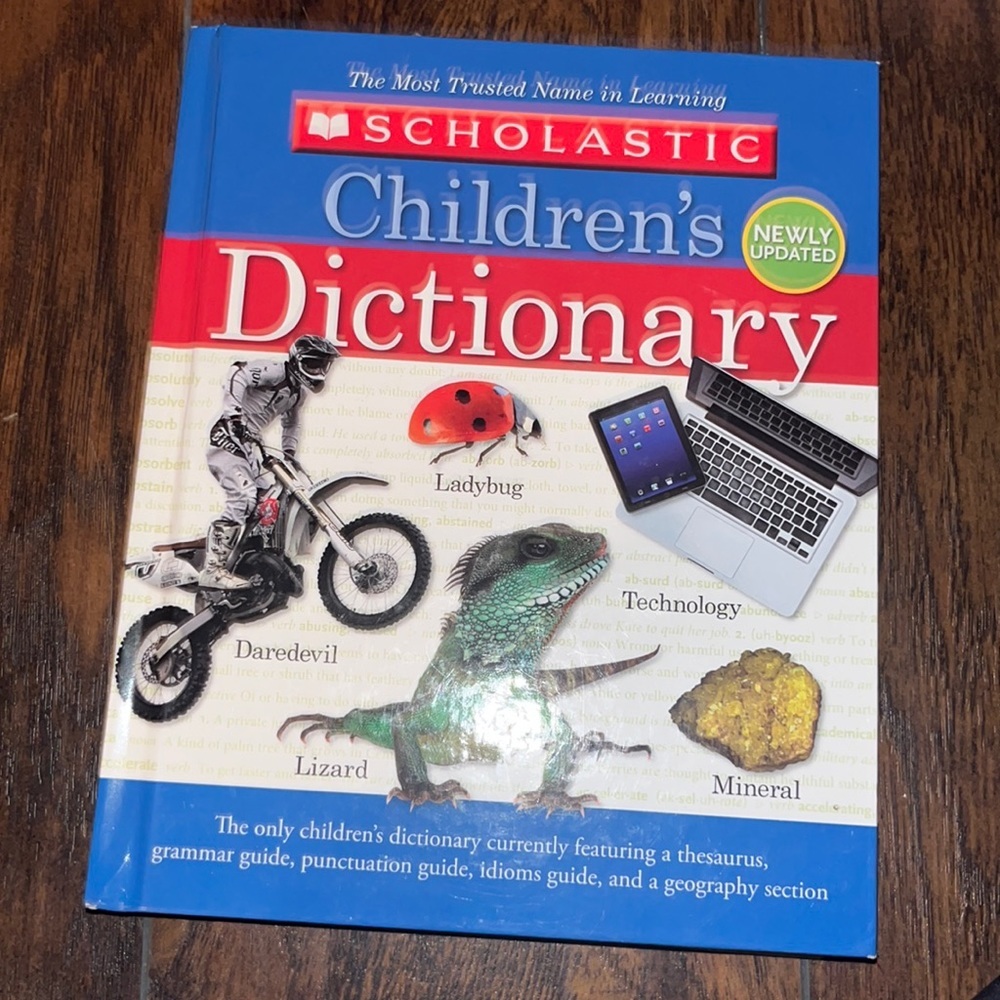 Scholastic, children’s dictionary